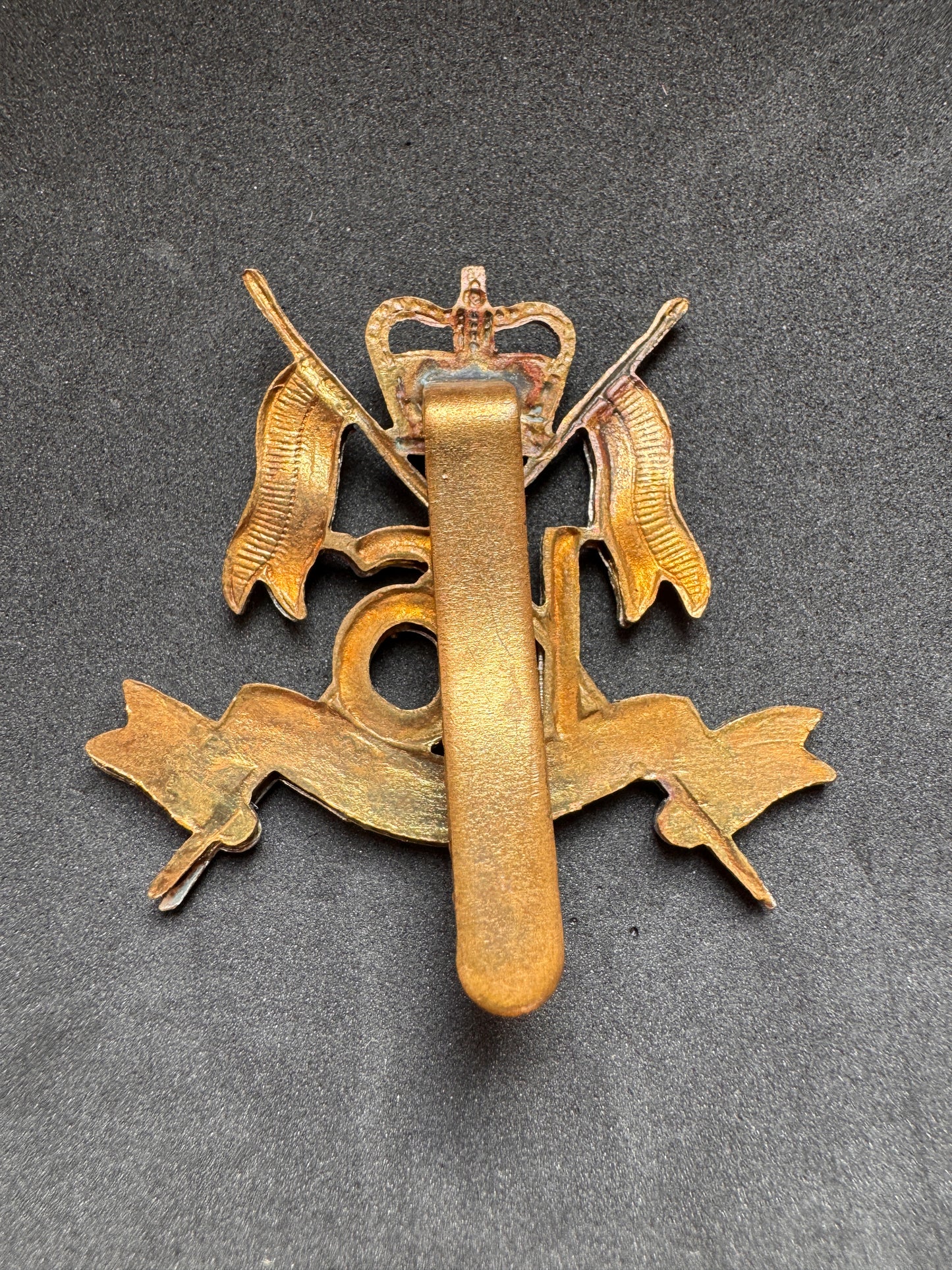 Photo 2 of After WW2 British Army 16th/5th Lancers Cap Badge - collectible militaria item