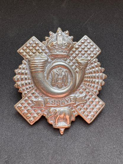 Photo 1 of WW2 British Army Highland Light Infantry Cap Badge HLI - collectible militaria item