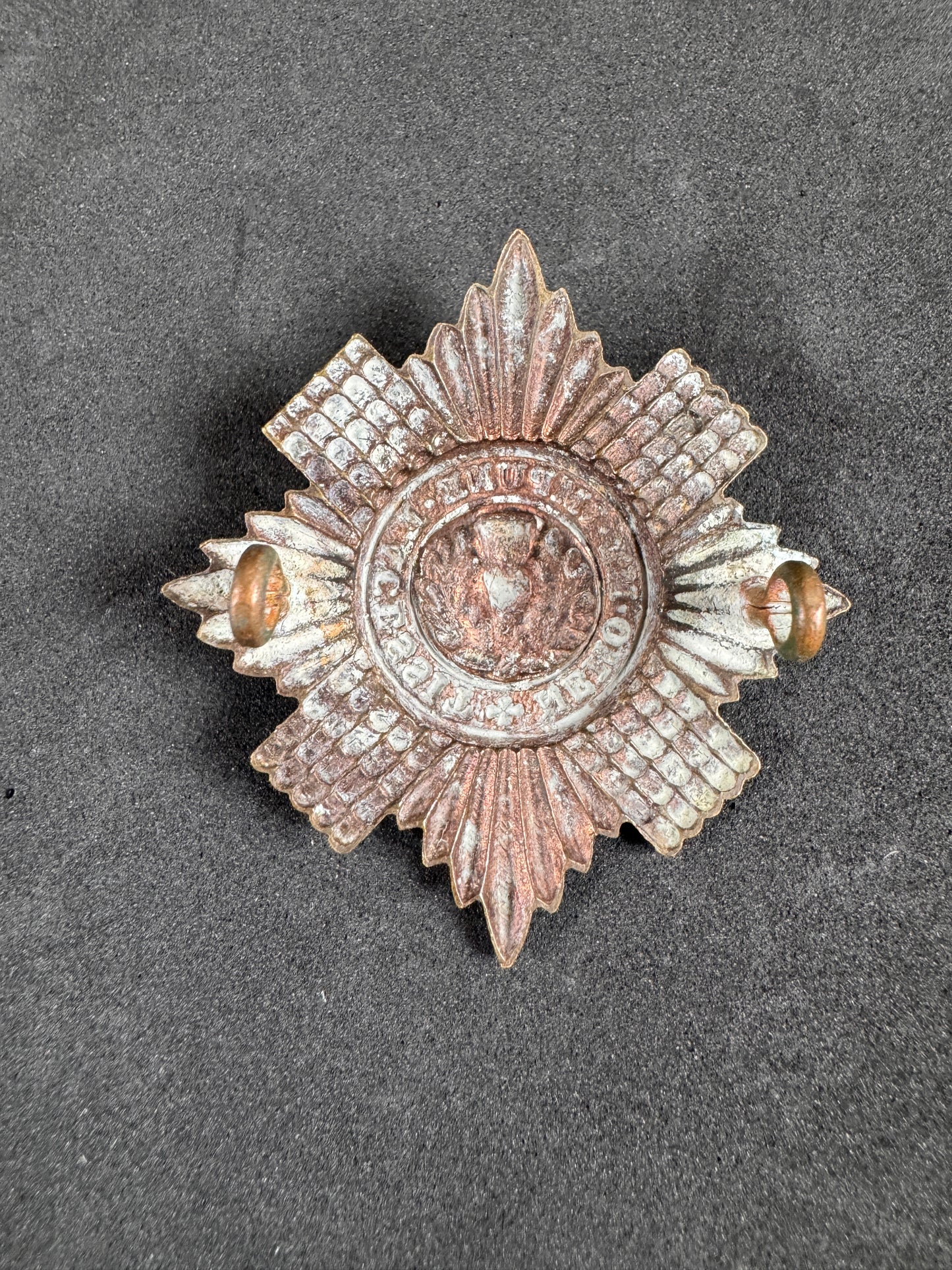 Photo 2 of WW1 British Army Scots Guards Cap Badge - collectible militaria item