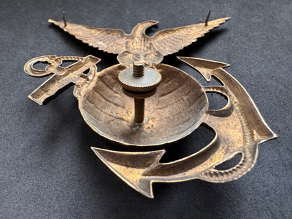 Photo 5 of Rare Original United States Marine Corps USMC Shako Helmet Plate Badge - collectible militaria item