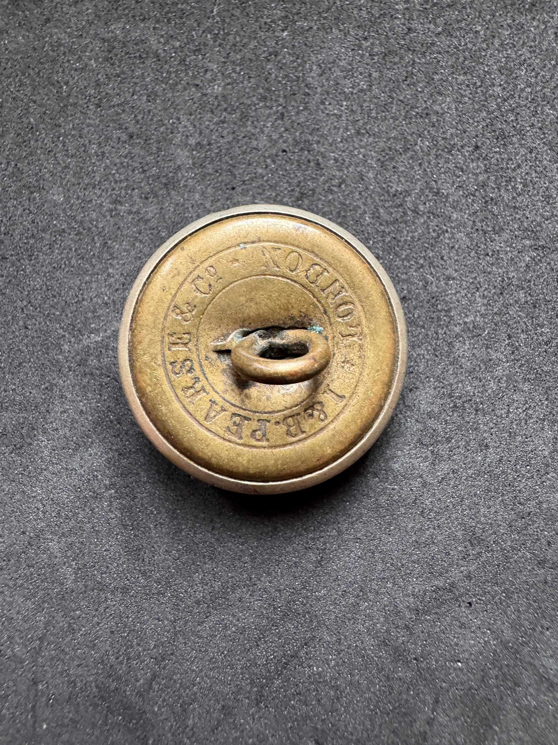 Photo 2 of Victorian British Army 3rd Devonshire Volunteer Battalion Tunic Button - collectible militaria item