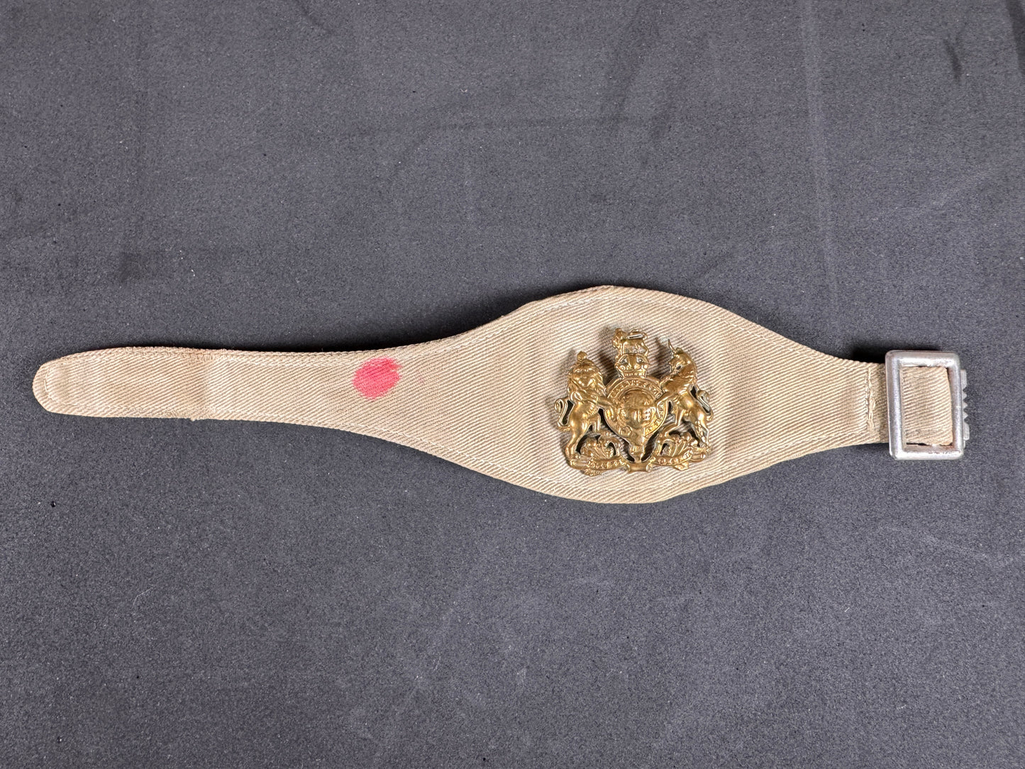 Photo 1 of WW2 British Army Warrant Officer's Tropical Wrist Worn Rank Badge - collectible militaria item
