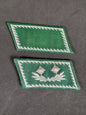 Photo 1 of WW2 German Customs Official Uniform Collar Badges ZollSekretar, Zollwarter - collectible militaria item