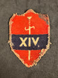 Photo 1 of WW2 British Army 14th Army (XIV) Formation Sign - collectible militaria item