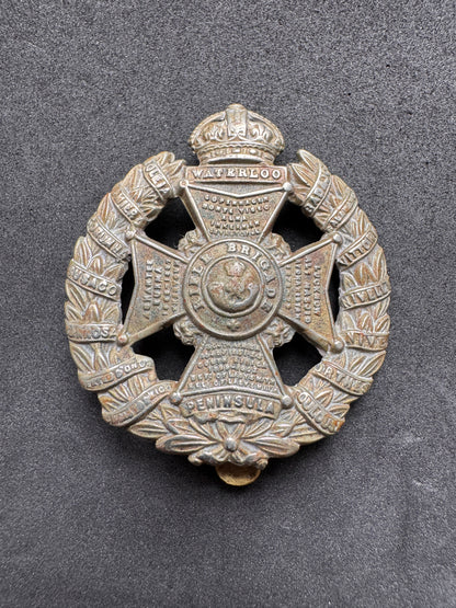 Photo 1 of WW1 British Army Rifle Brigade Cap Badge - collectible militaria item