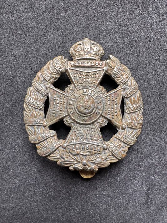 Photo 1 of WW1 British Army Rifle Brigade Cap Badge - collectible militaria item