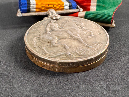 Photo 5 of WW1 British War Medal & Mercantile Marine Medal (Merchant Navy) - collectible militaria item