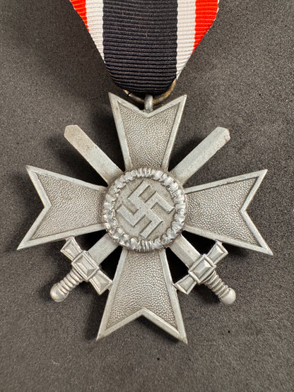 Photo 3 of WWII German War Merit Cross 2nd Class With Swords 107 - collectible militaria item