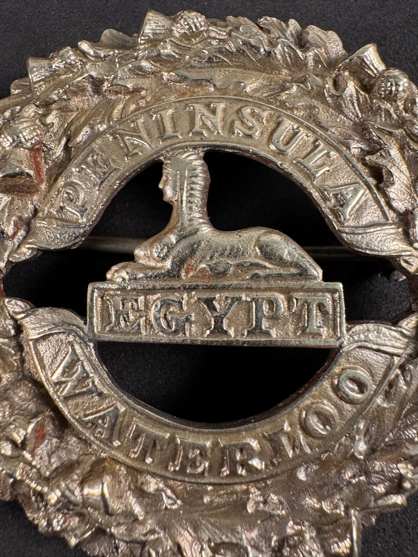 Photo 2 of Victorian British Army Queen's Own Cameron Highlanders Plaid Brooch - collectible militaria item