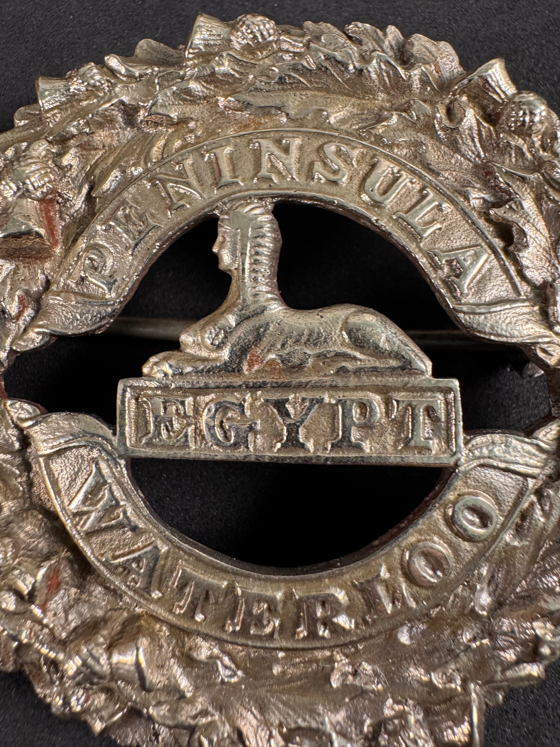 Photo 2 of Victorian British Army Queen's Own Cameron Highlanders Plaid Brooch - collectible militaria item