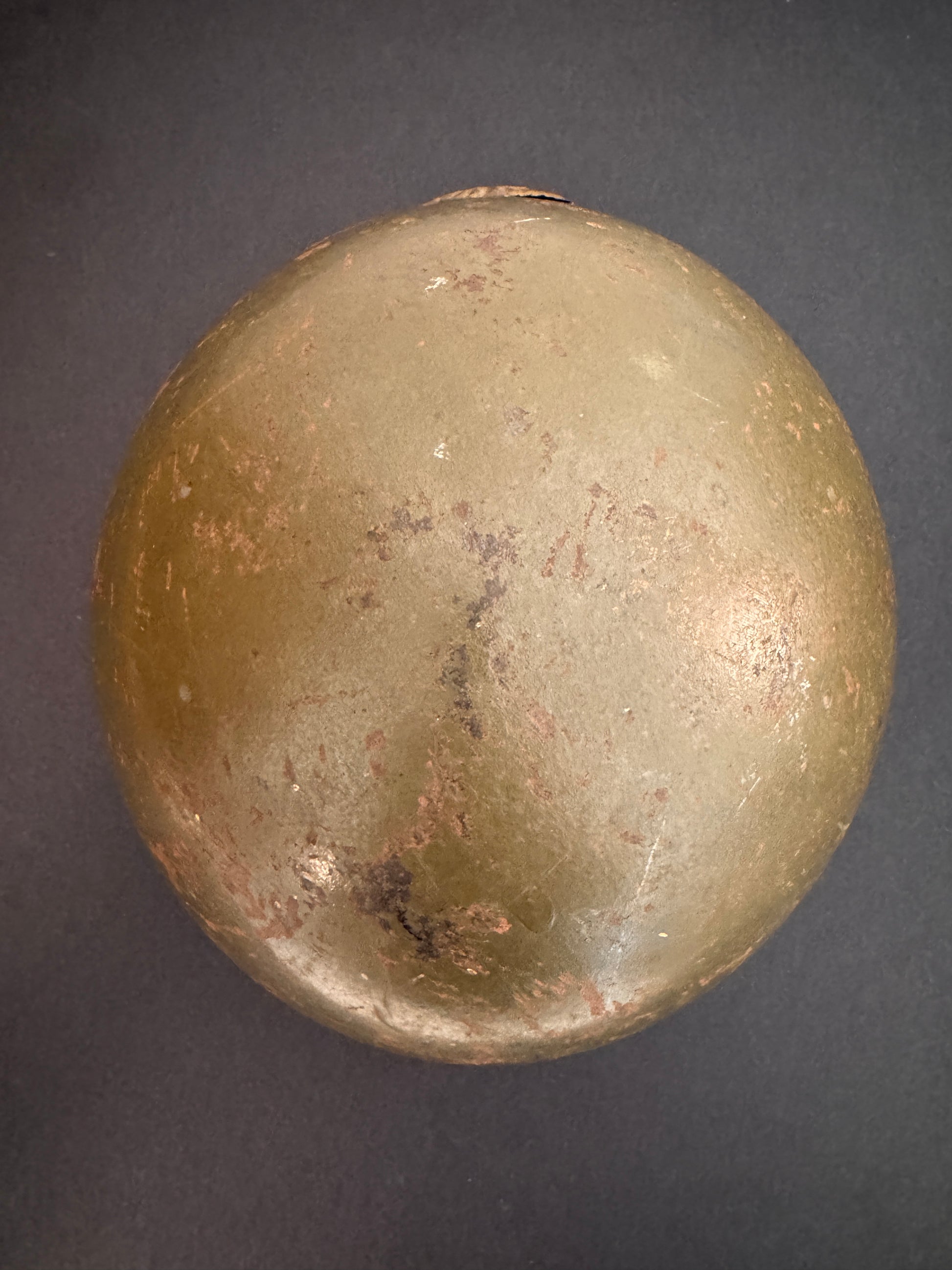 Photo 6 of WWII Thai M30/32 Combat Helmet with Crest - Rare Siamese Issue - collectible militaria item