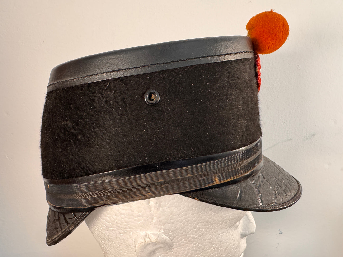Photo 4 of Antique Swiss Army Officer's Kepi Hat - Fischer & Engel, Bern - collectible militaria item