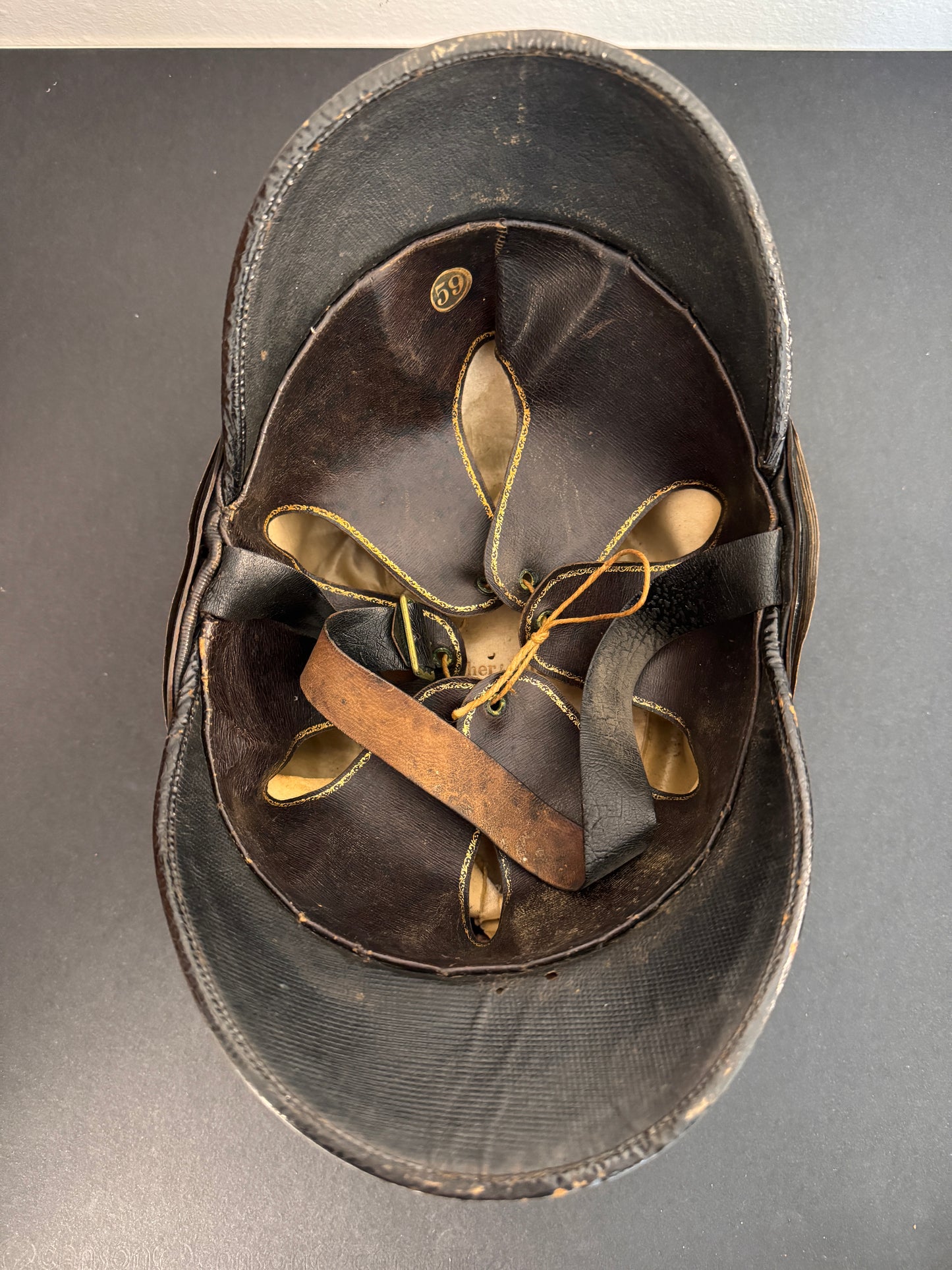Photo 8 of Antique Swiss Army Officer's Kepi Hat - Fischer & Engel, Bern - collectible militaria item