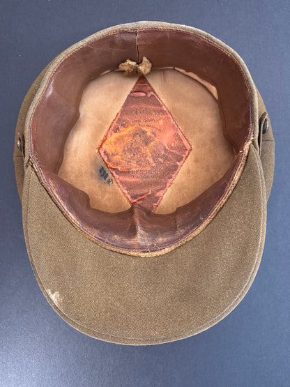 Photo 8 of WWI British Army Officer’s Service Dress Cap - Tress & Co., London - collectible militaria item