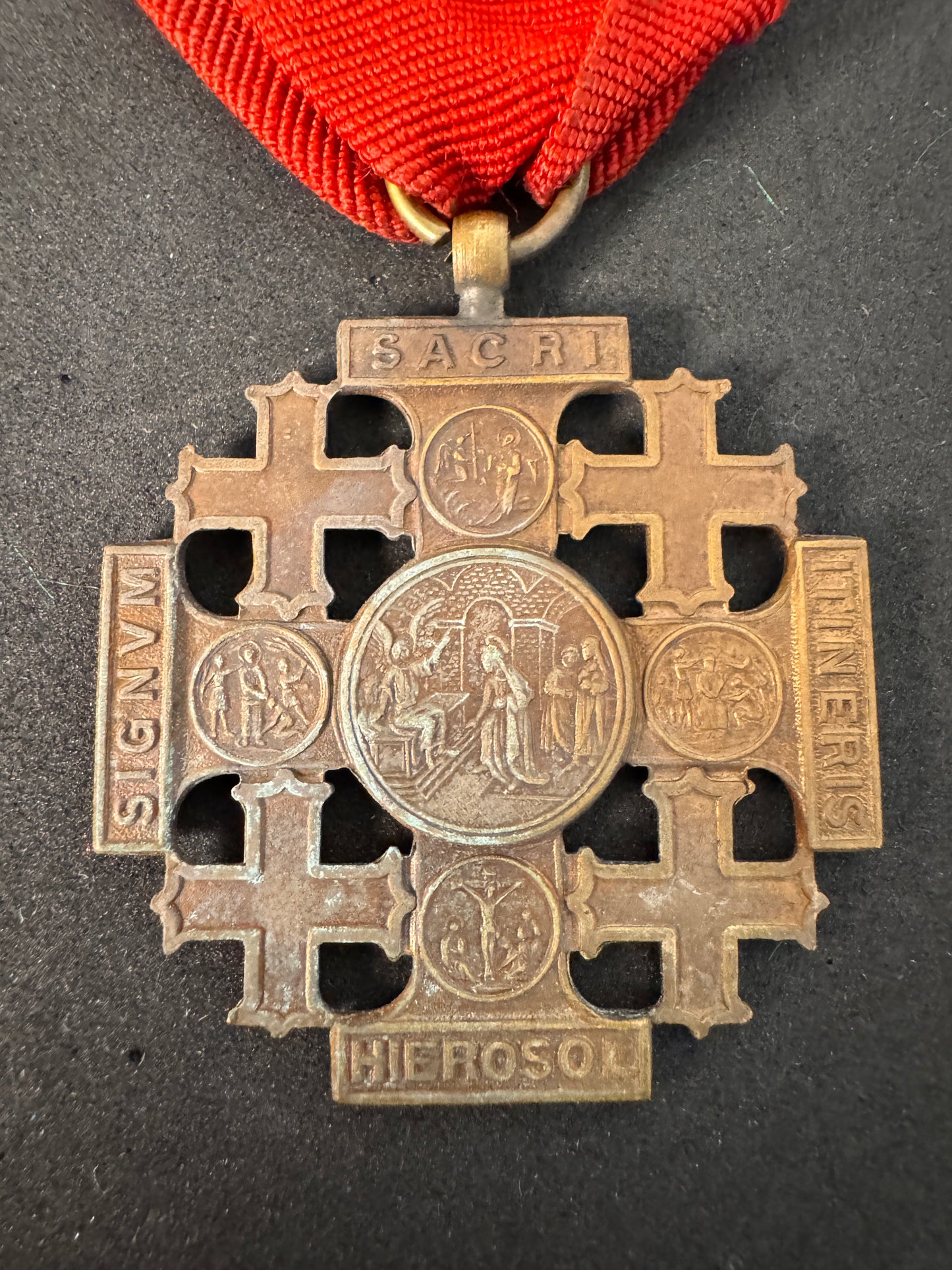 Photo 3 of Vatican Papal Jerusalem Pilgrimage Cross - Pope Leo XIII - collectible militaria item