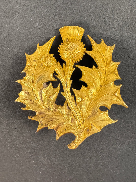 Photo 1 of Victorian British Army Scottish Officer’s Pouch or Piper’s Badge - collectible militaria item