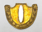 Italian Fascist-Era Brass Gorget Plate