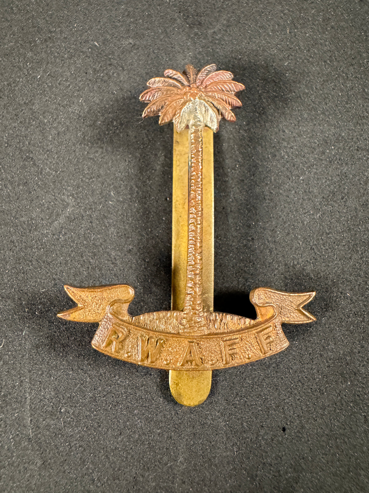 Rwaff Pattern WW2 British Army Royal West Africa Frontier Force (RWAFF) Cap Badge ...