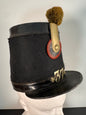Photo 1 of Antique 19th Century Swiss Infantry Shako - 37th Regiment - collectible militaria item