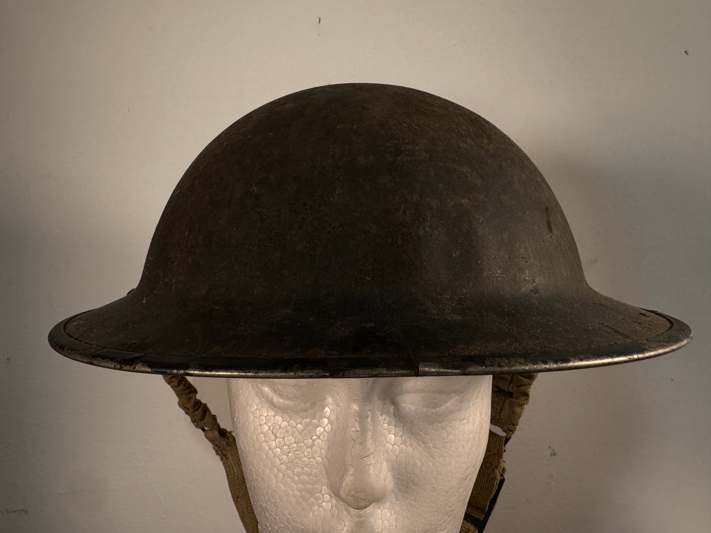 Photo 2 of WW2 British Mark 2 Brodie Combat Helmet - 1940 Dated - collectible militaria item