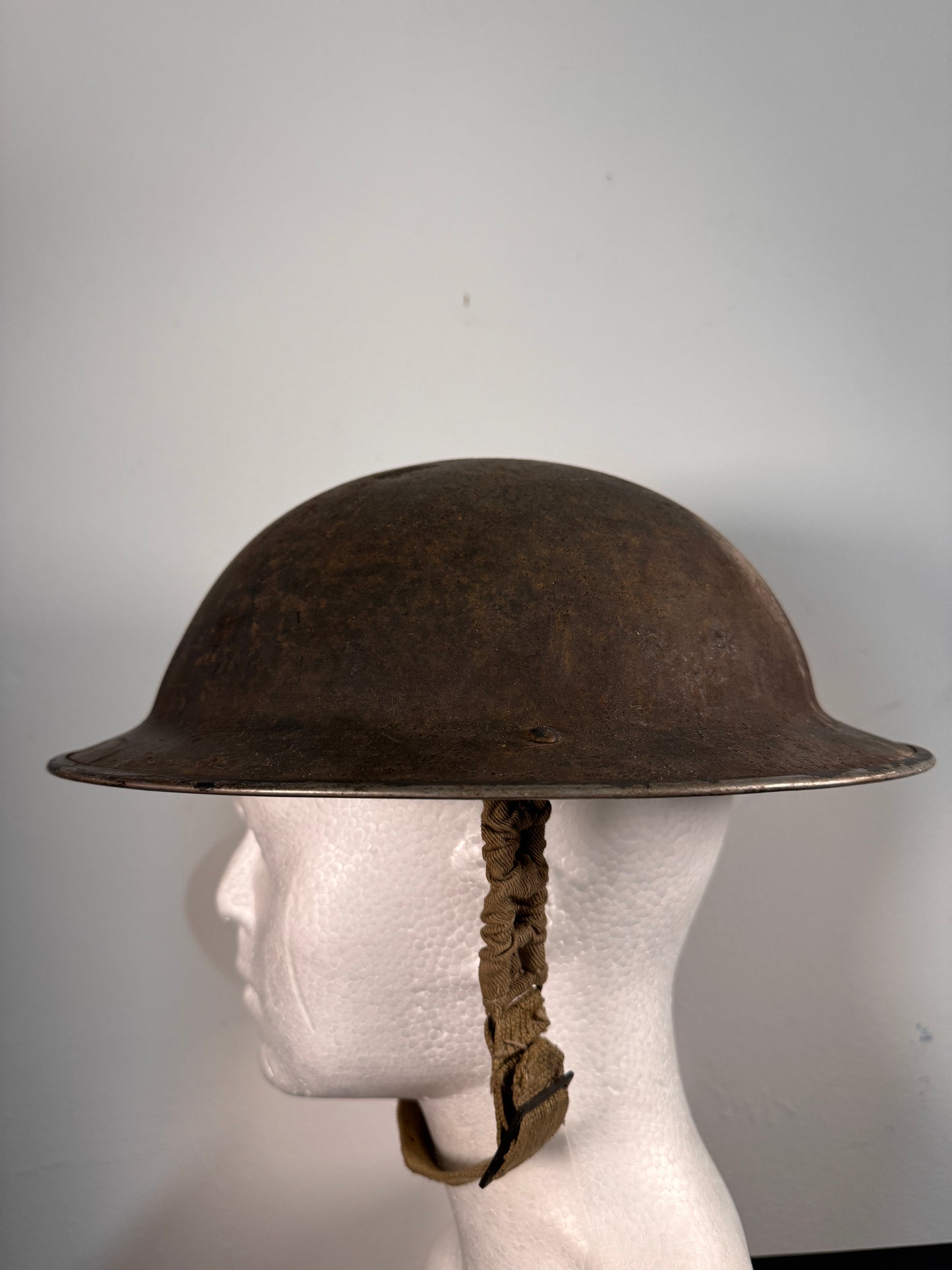 Photo 3 of WW2 British Mark 2 Brodie Combat Helmet - 1940 Dated - collectible militaria item