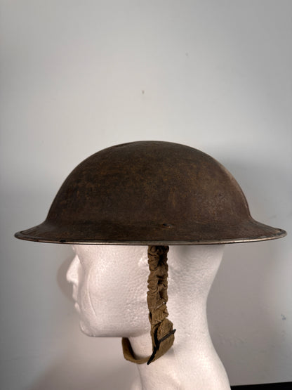 Photo 3 of WW2 British Mark 2 Brodie Combat Helmet - 1940 Dated - collectible militaria item