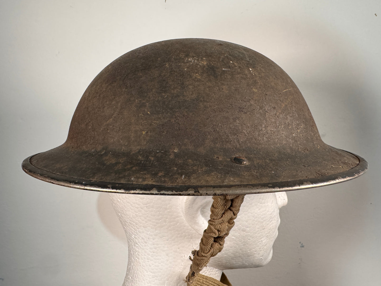 Photo 6 of WW2 British Mark 2 Brodie Combat Helmet - 1940 Dated - collectible militaria item