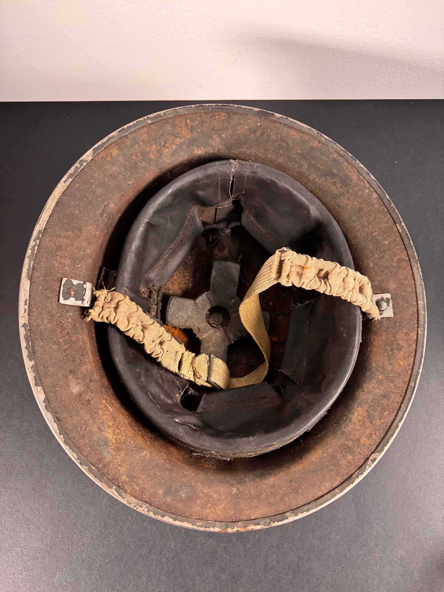 Photo 7 of WW2 British Mark 2 Brodie Combat Helmet - 1940 Dated - collectible militaria item