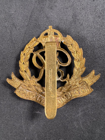 After WW2 British Army Royal Military Police (RMP) Cap Badge GR IV