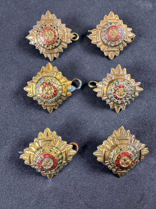 Photo 1 of WW2 British Army Captain Shoulder Board Rank Star Badges - collectible militaria item
