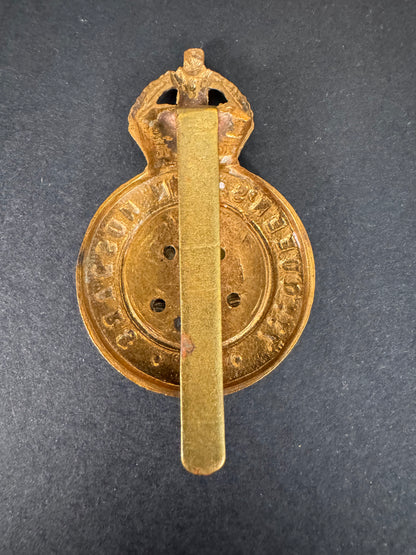 Photo 2 of WW1 British Army 7th Queen's Own Hussars Cap Badge - collectible militaria item
