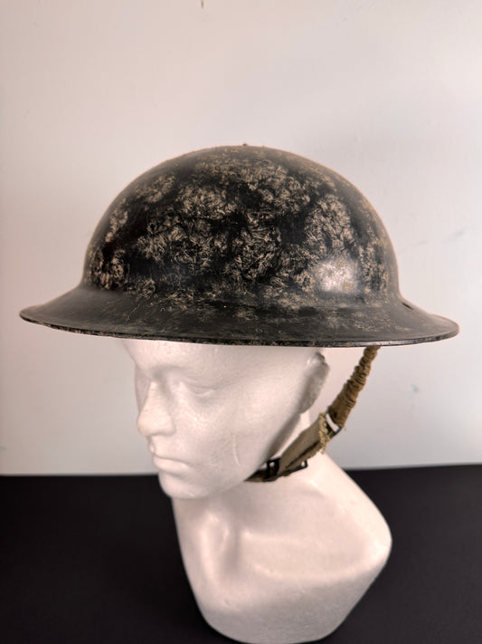 Photo 1 of WW2 British Civil Defence Bakelite Helmet - Home Guard / ARP, Textured Finish - collectible militaria item