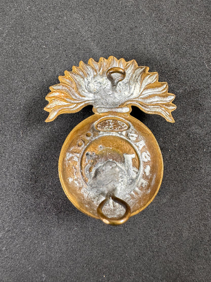 Photo 2 of WW1 Canadian Army 105th Saskatoon Fusiliers Cap Badge HICKS - collectible militaria item