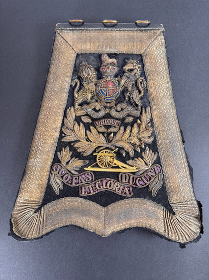 Photo 1 of Victorian British Royal Artillery Officer’s Full Dress Sabretache - collectible militaria item