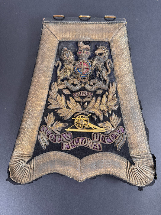 Photo 1 of Victorian British Royal Artillery Officer’s Full Dress Sabretache - collectible militaria item