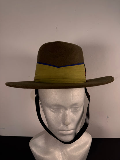 Photo 2 of WW2 British Army 4th Gurkha Rifles Slouch Hat Bush Cap - collectible militaria item