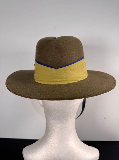 Photo 5 of WW2 British Army 4th Gurkha Rifles Slouch Hat Bush Cap - collectible militaria item