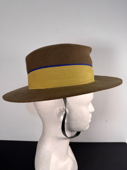 Photo 6 of WW2 British Army 4th Gurkha Rifles Slouch Hat Bush Cap - collectible militaria item