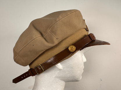 Photo 8 of Original WWII United States Army Air Force (USAAF) Pilot Officer's Crush Cap - collectible militaria item
