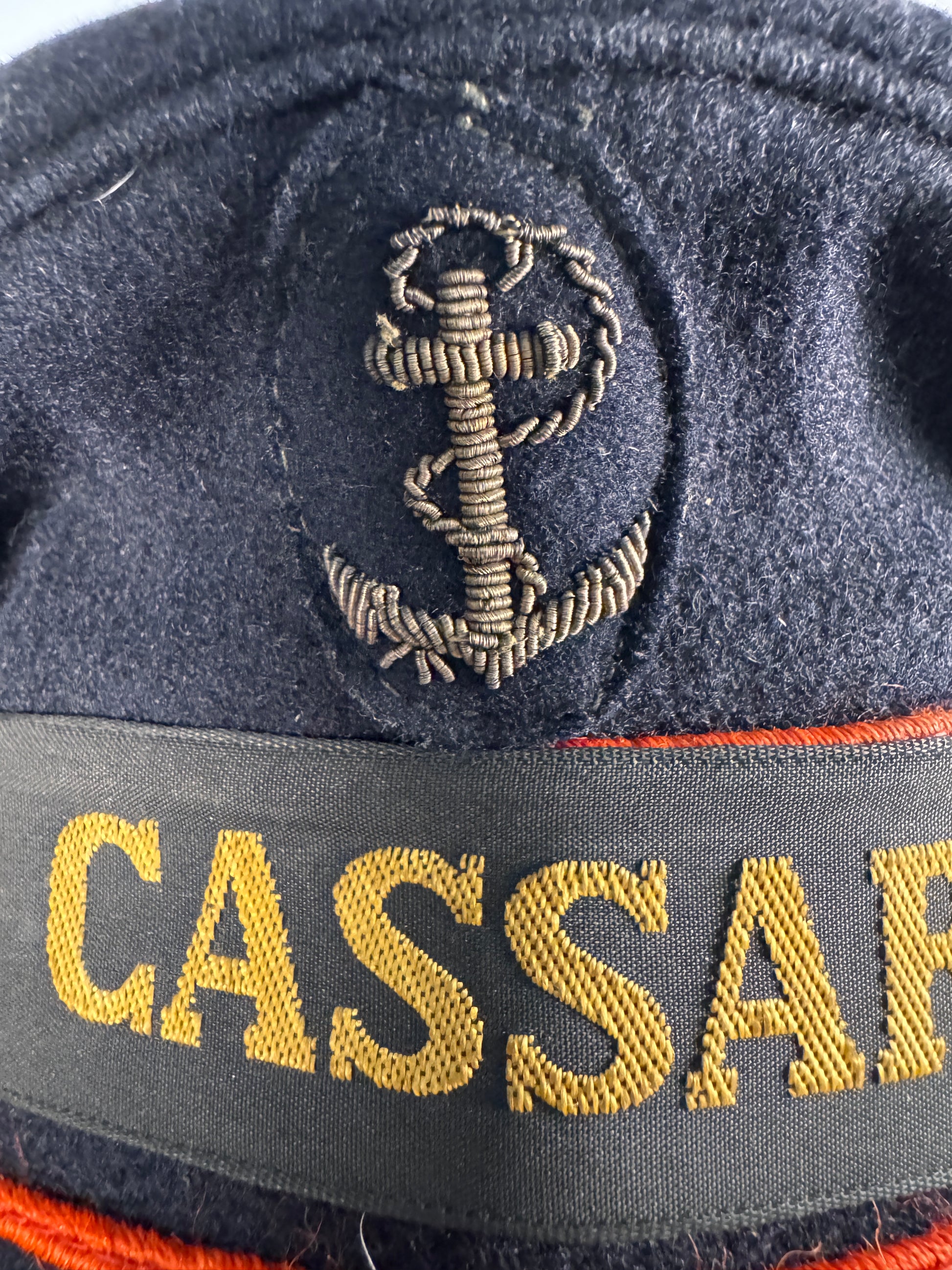 Photo 3 of WW2 French Navy (Marine Nationale) Sailor’s Cap CASSARD - collectible militaria item
