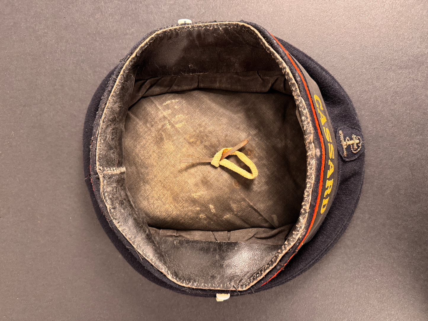 Photo 8 of WW2 French Navy (Marine Nationale) Sailor’s Cap CASSARD - collectible militaria item