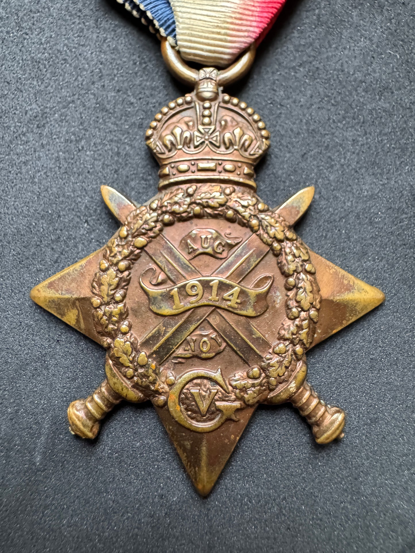 Photo 2 of WW1 British Army BEF 1914 Mons Star - Scots Guards - collectible militaria item