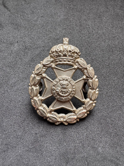 Photo 1 of Victorian British Army 19th Battalion Bloomsbury Rifles Field Service Cap Badge - collectible militaria item