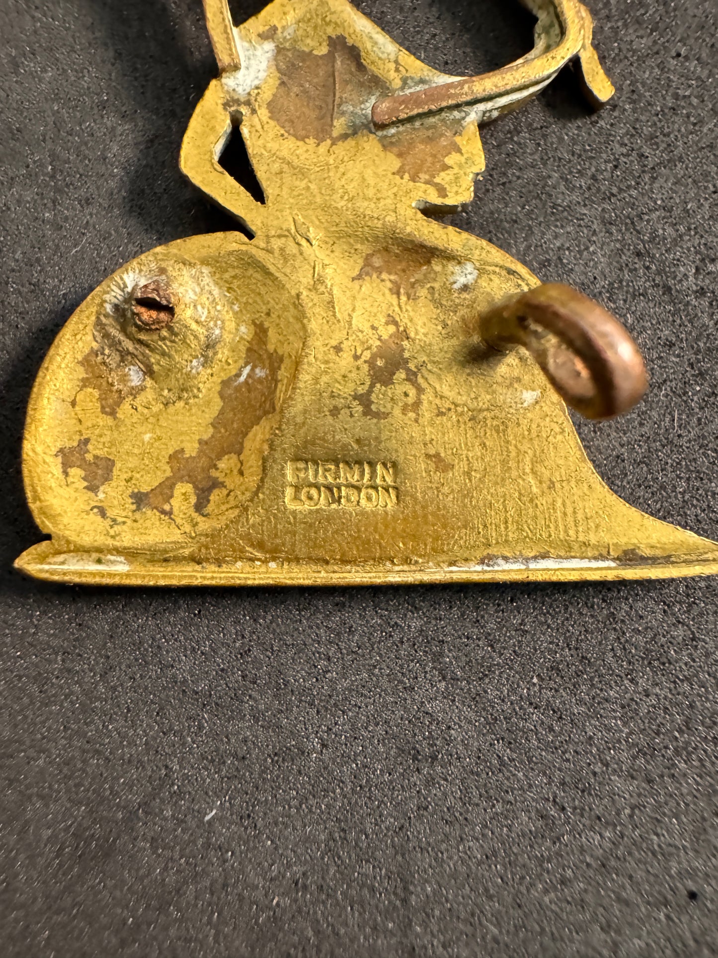 Photo 3 of WW2 British Army Norfolk Regiment Officer's Gilt Cap Badge FIRMIN - collectible militaria item