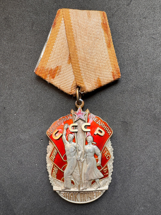 Photo 1 of Soviet Order of the Badge of Honor - After WW2 - collectible militaria item