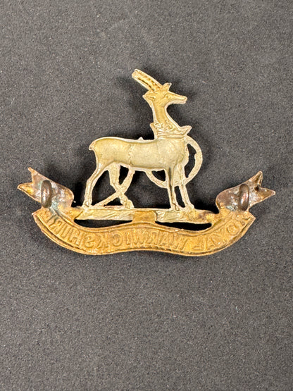 Photo 2 of Royal Warwickshire Regiment Cap Badge (Lugs) Victorian Era British Army - collectible militaria item