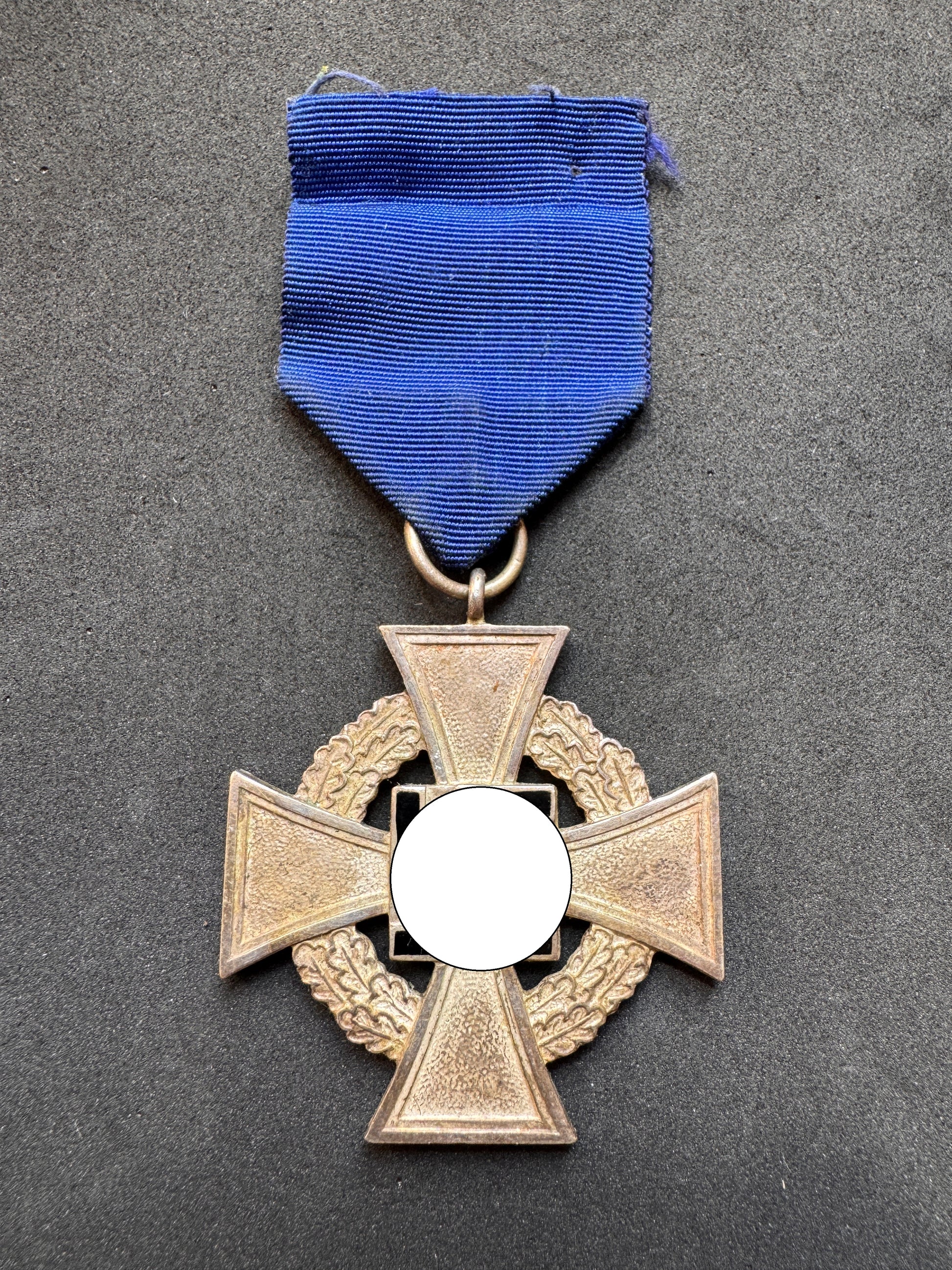 Photo 1 of WW2 German (Third Reich) 25-Year Faithful Service Medal - collectible militaria item
