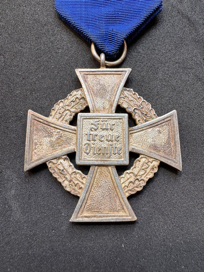 Photo 4 of WW2 German (Third Reich) 25-Year Faithful Service Medal - collectible militaria item