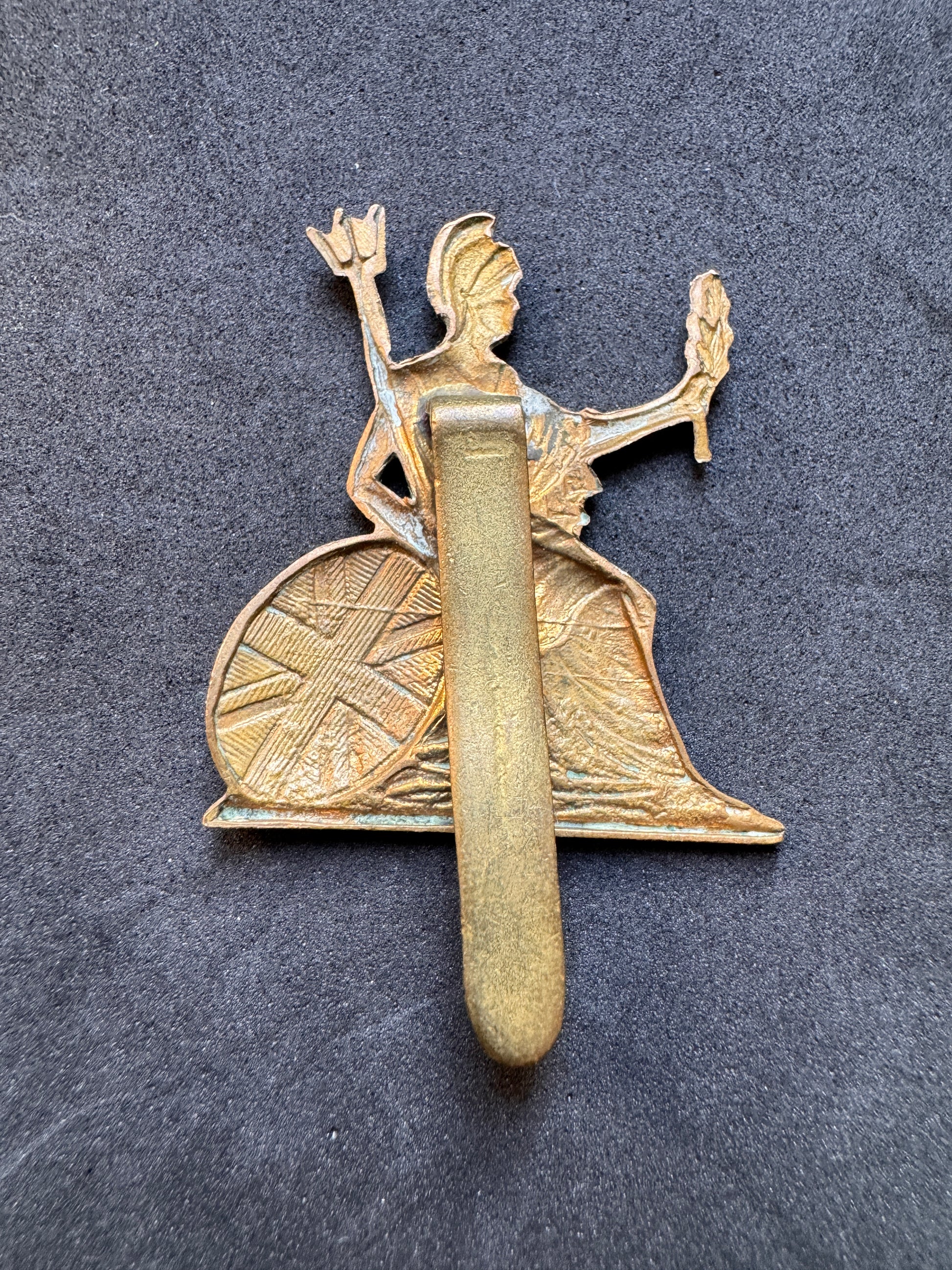 Photo 2 of WW2 British Army Royal Norfolk Regiment Cap Badge - collectible militaria item