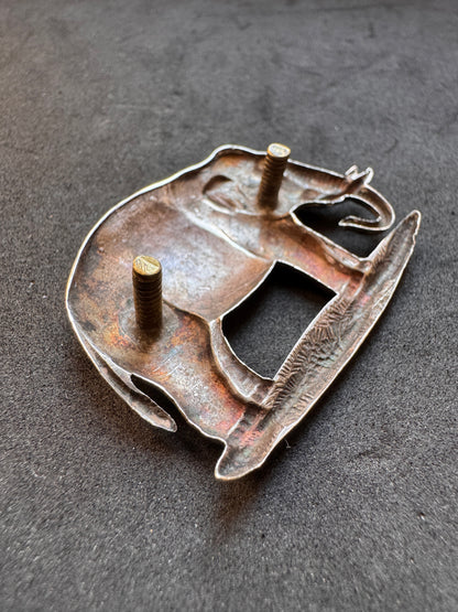 Photo 3 of Victorian 19th Hussars Officer's Full Dress Cross Belt Badge - collectible militaria item